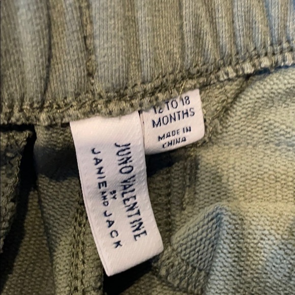 Janie and Jack 12-18mo green pants - Picture 2 of 3